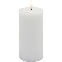 LED sviečka dotyk (on/off) - biela, plast/prírodné materiály (7,5/15cm) - Mömax