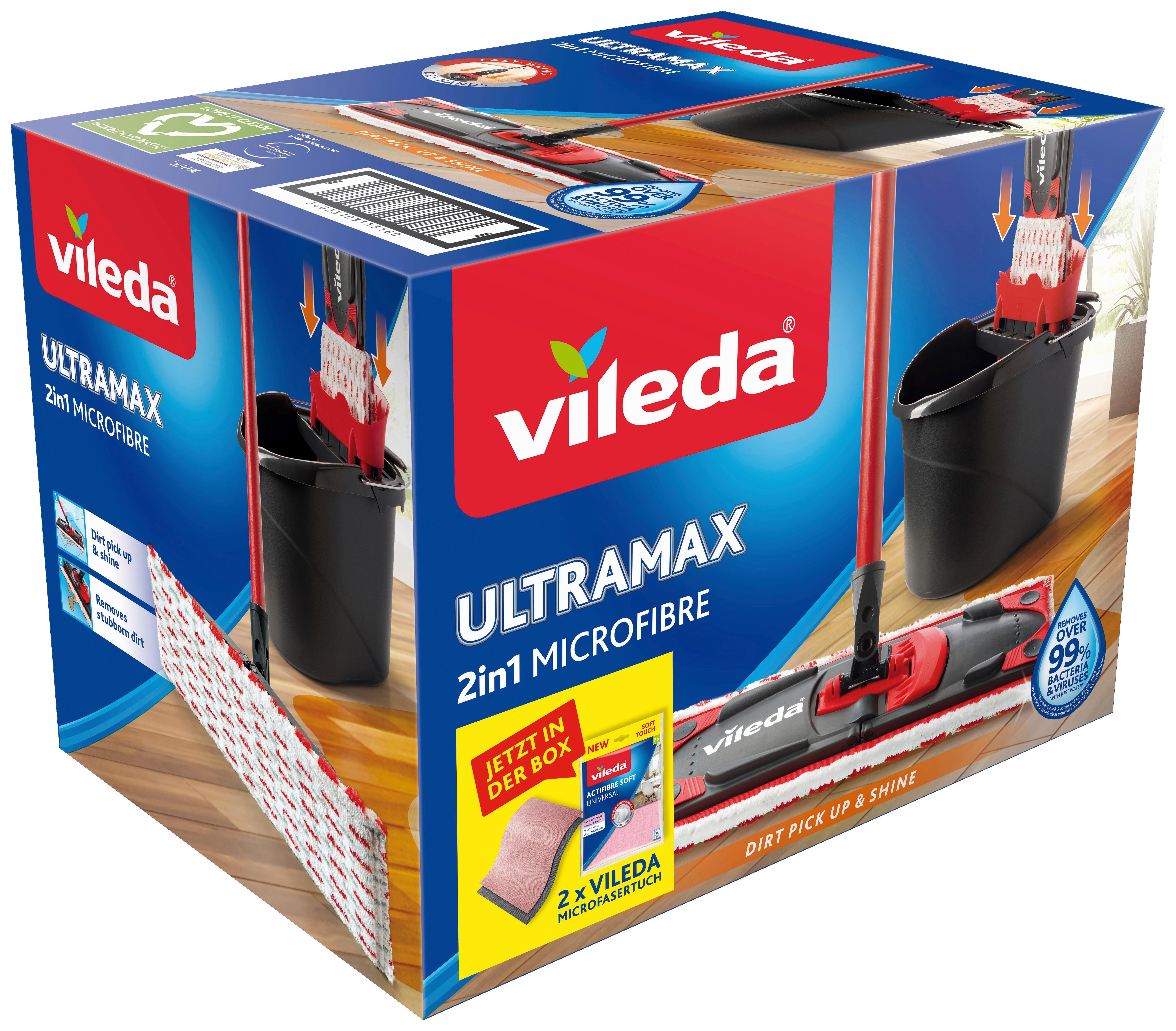 Bodenreinigungsset Einsteigerbox Ultramax - Basics (28,5/45/29,5cm) - Vileda