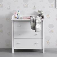 Prebaľovací pult MARIA - biela, Modern, plast (90/100,4/71,5cm) - Bessagi Kids