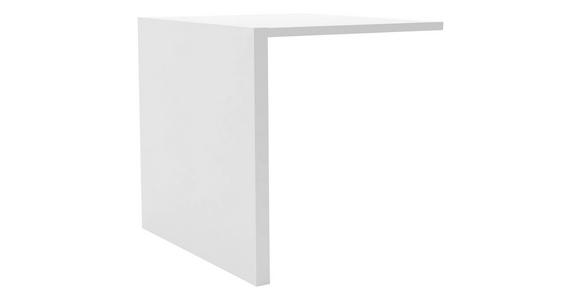 Offener Kleiderschrank 137 cm Unit Weiß - Weiß, MODERN, Holzwerkstoff (136,7/242,2/56,5cm) - Ondega