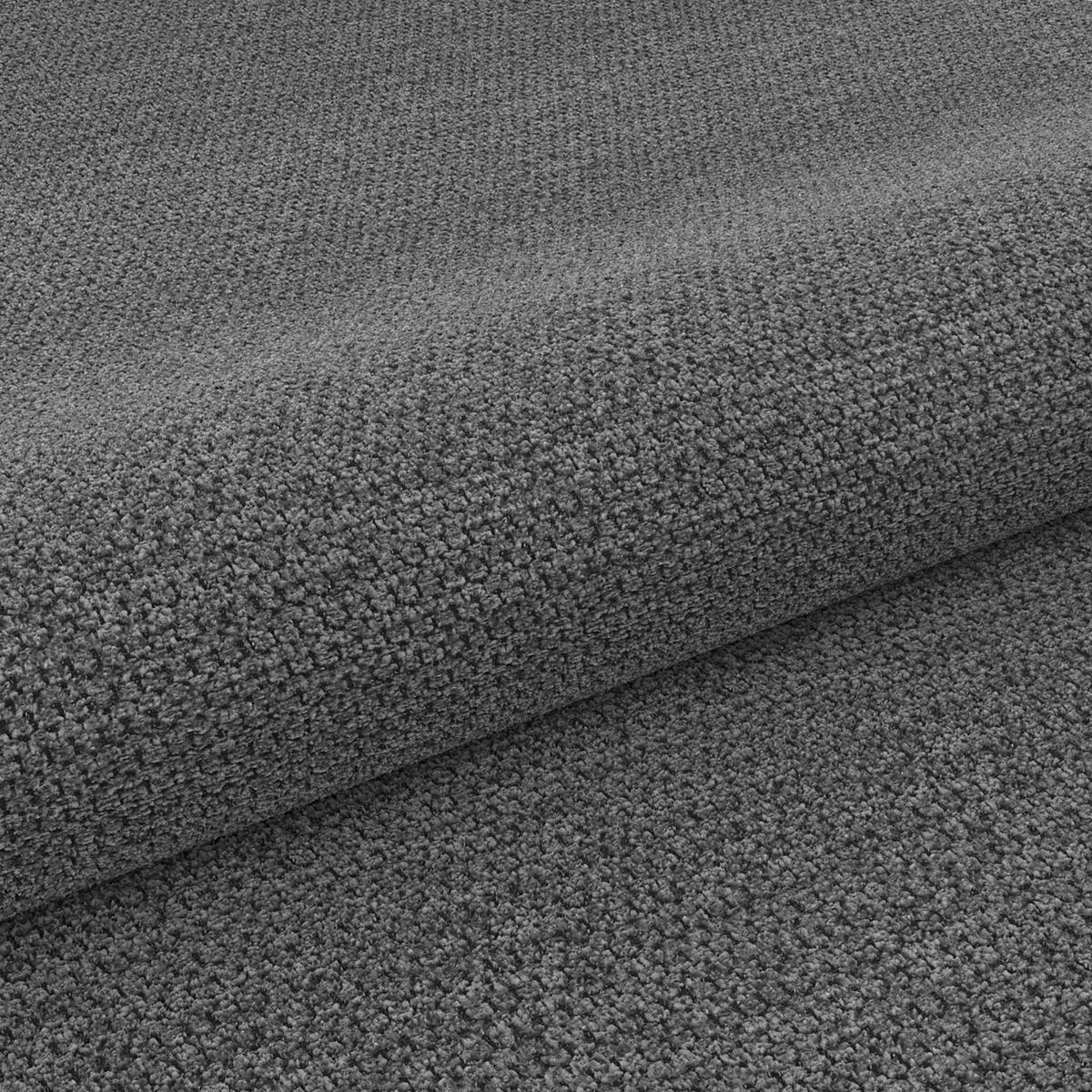 3-sitzer-sofa Mit Schlaffunktion Olso Dunkelgrau - Dunkelgrau/Schwarz, Trend, Holz/Kunststoff (205/72/100cm)