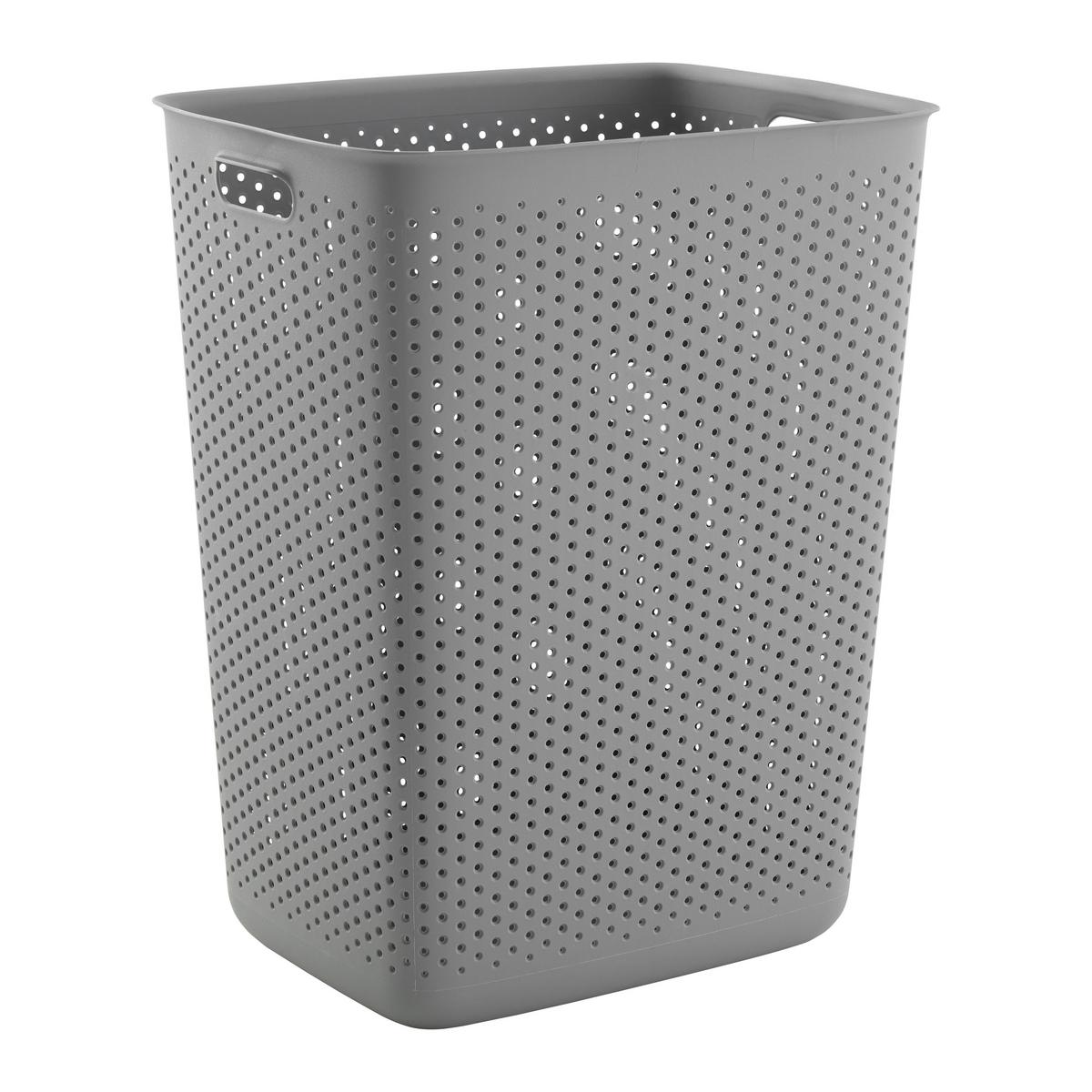 Nádoba na bielizeň MAJA - CA. 60L - čierna/sivá, Modern (45/34/58cm) - Mömax