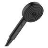 Handbrause Pulsify Schwarz 3-Fach Verstellbar - Schwarz, Basics, Kunststoff (10,5/22,4/3cm) - Hansgrohe