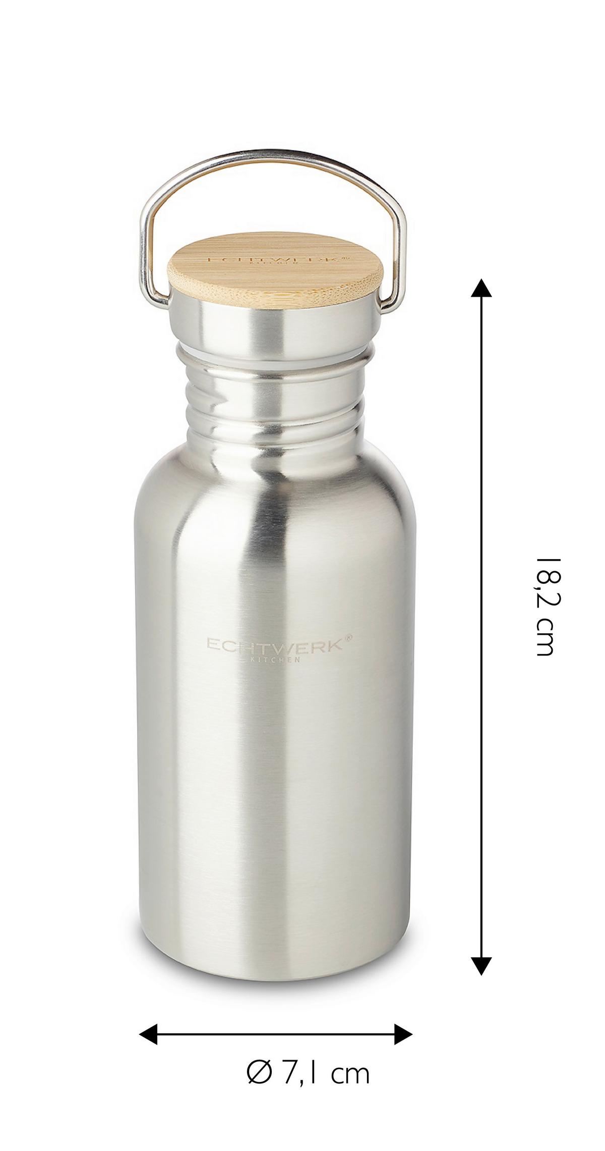 Isolierflasche Ew-Db-1705 - Silberfarben, Basics, Metall (7/18cm) - Echtwerk