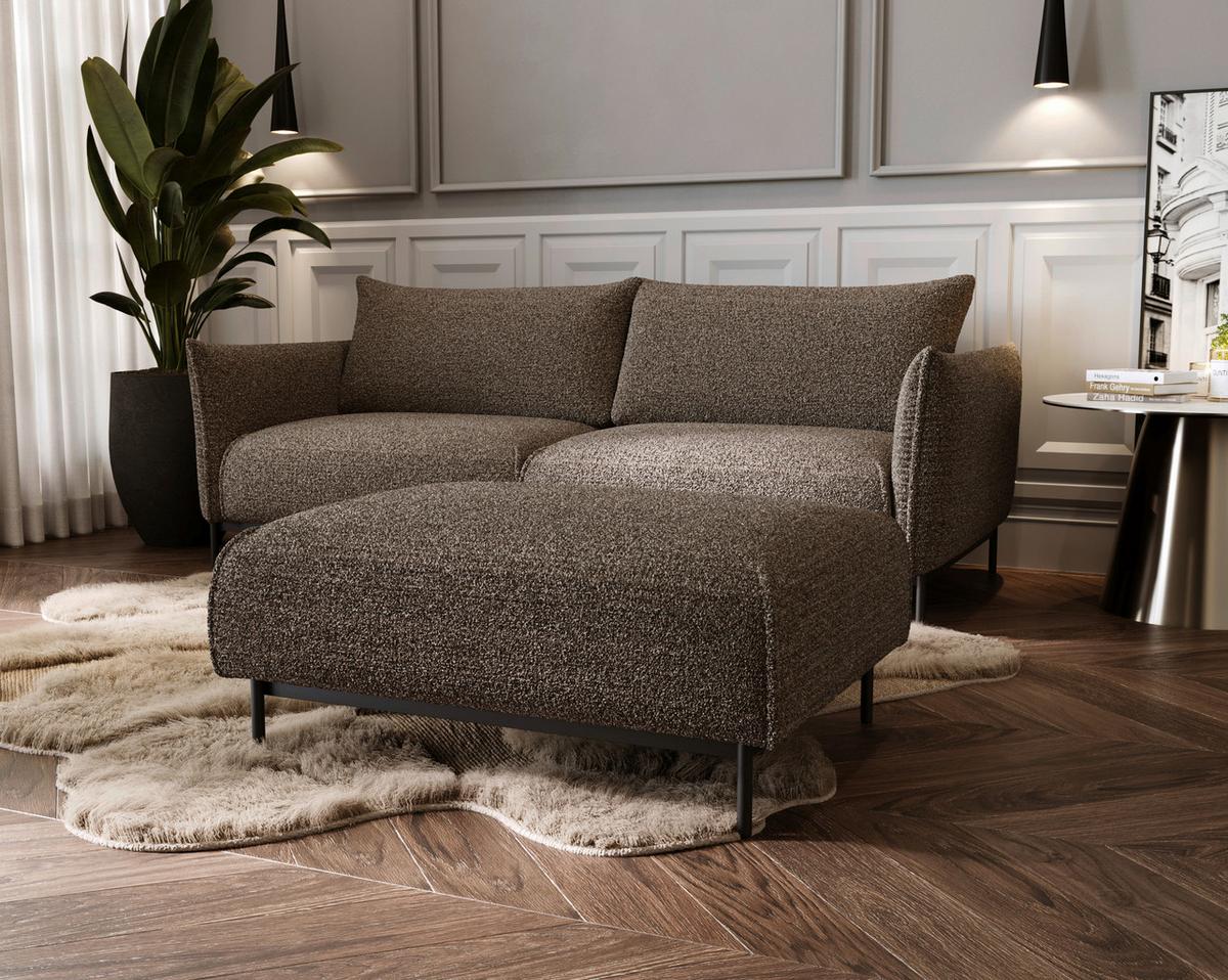 Bueno Schwarz Dunkelbraun B: 100 Cm - Dunkelbraun/Schwarz, Design, Textil (100/42/97cm) - Livetastic
