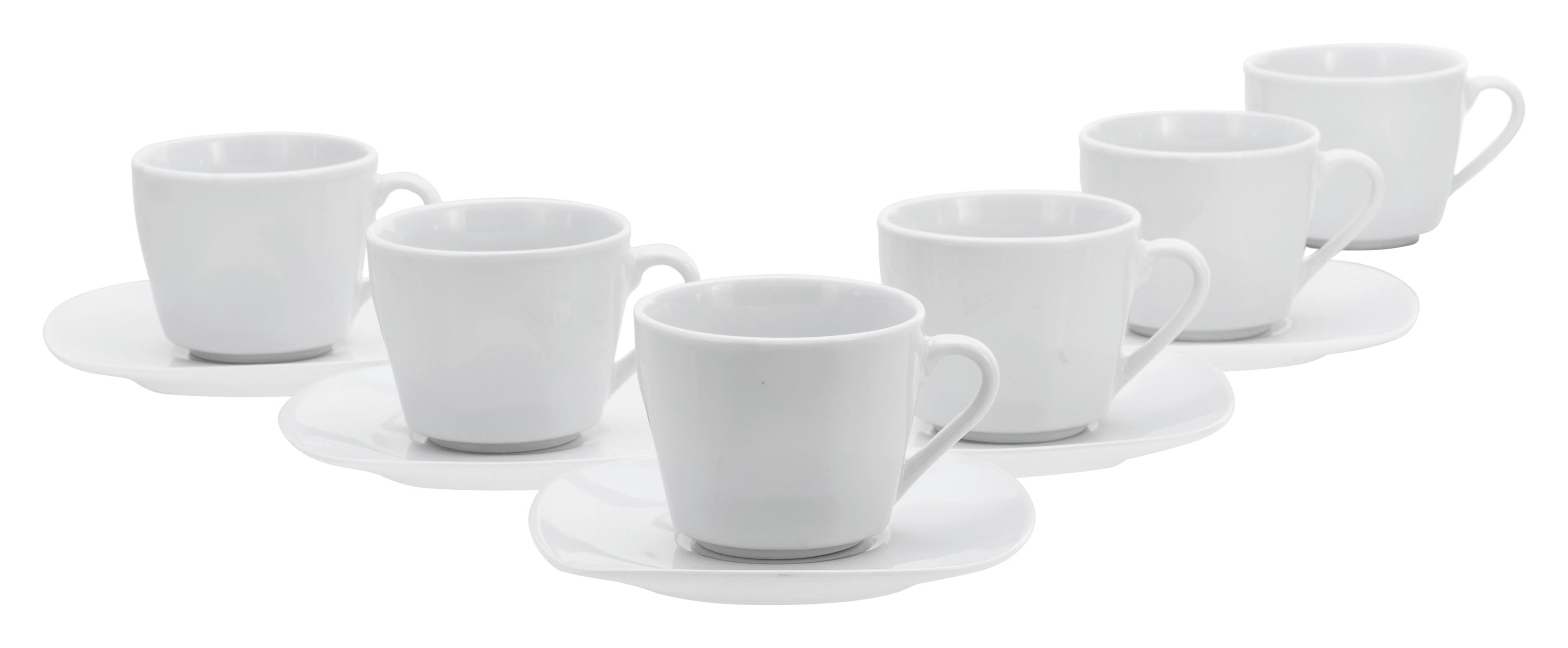 Kaffeeservice Porzellan 6 Personen Geschirr Set