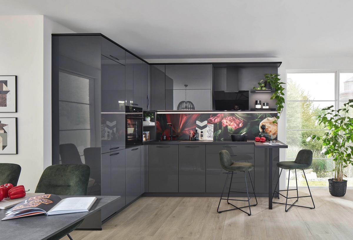 Eckküche Florenz - Basics, Holzwerkstoff (185/286cm) - Vertico