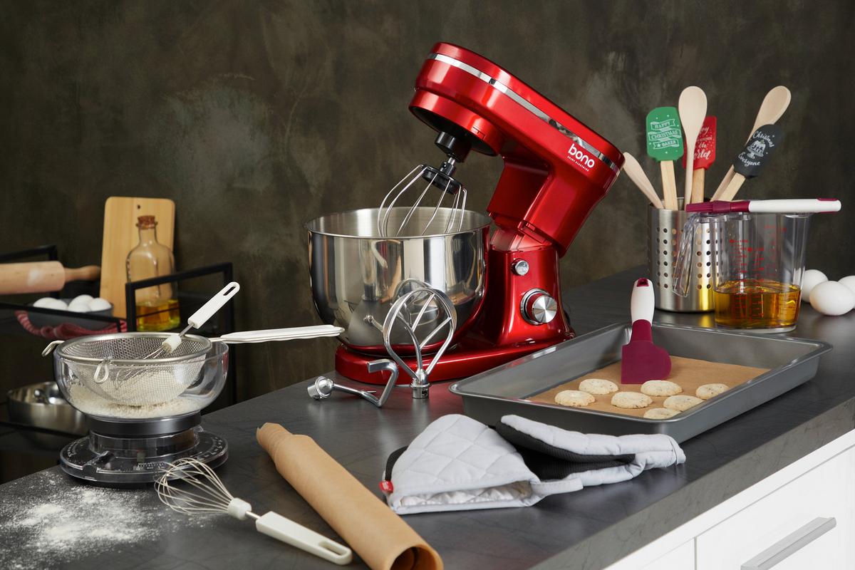 Teigschaber Morten Weiß/Rot BxHxT: ca. 7,3x31,3x2,1 cm - Rot, Basics, Kunststoff (7,3/31,3/2,1cm) - Metaltex