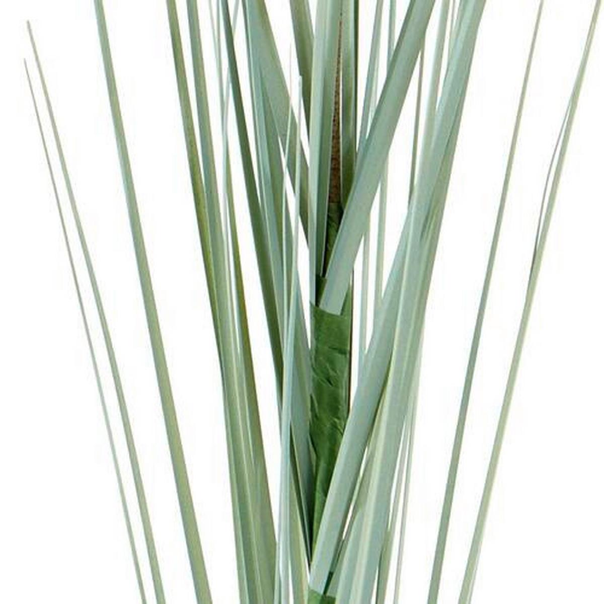 Kunstpflanze Grasbündel Creme/Grün L: 96 cm - Creme/Grün, MODERN, Kunststoff (96cm)