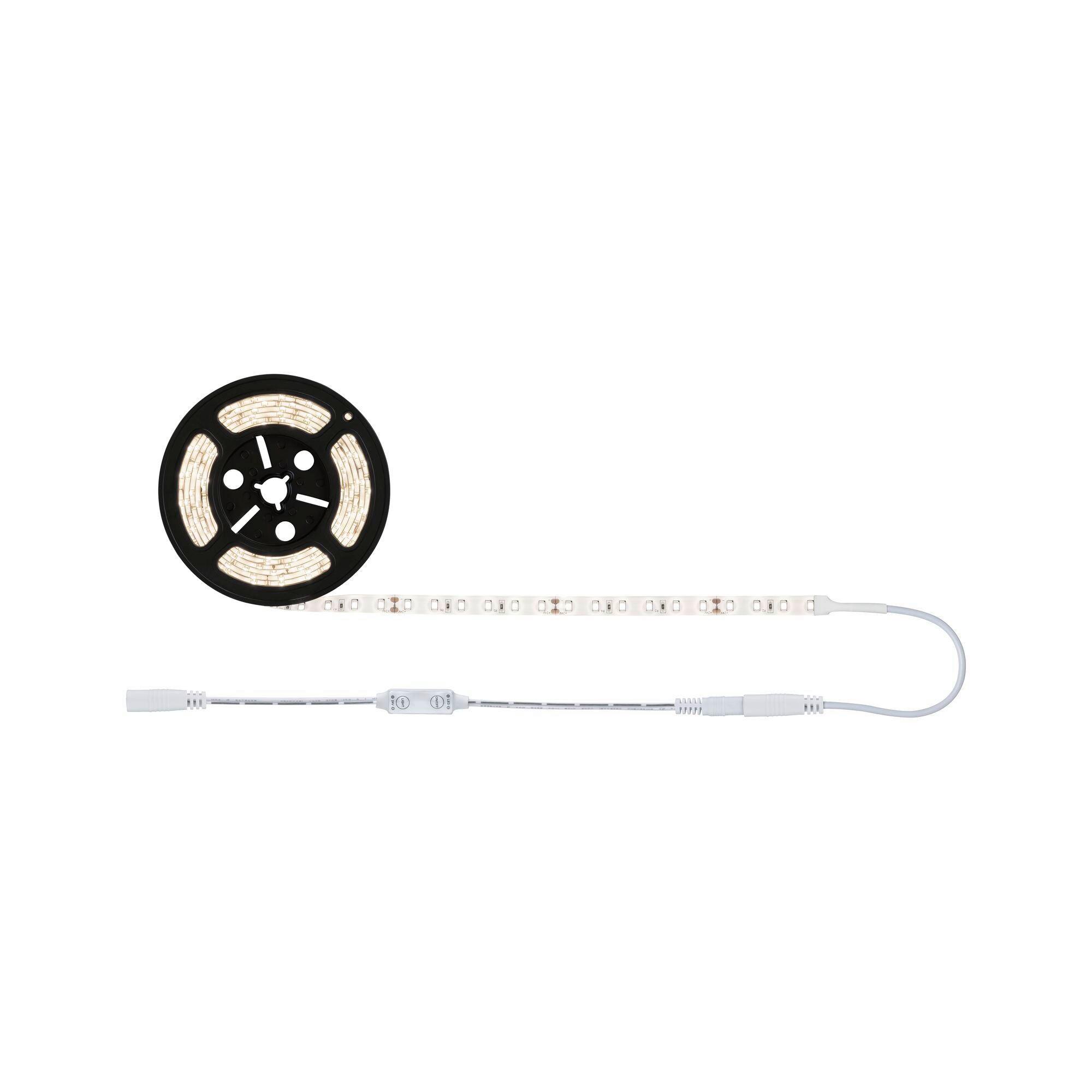 LED-Stripe 300 cm dimmbar mit On/Off-Schalter - Weiß, Basics, Kunststoff (300cm) - Paulmann