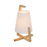 Tischlampe Shoji Naturfarben/ Weiß Aus Bambusholz - Naturfarben/Weiß, Natur, Holz/Kunststoff (18/31cm) - Näve