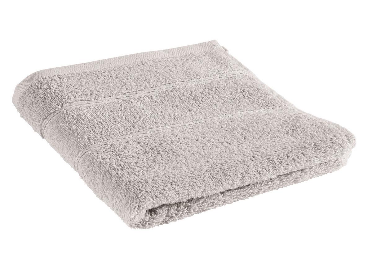 RUČNÍK Melanie, 50/100 cm,světle šedá - šedobéžová, textil (50/100cm) - Modern Living