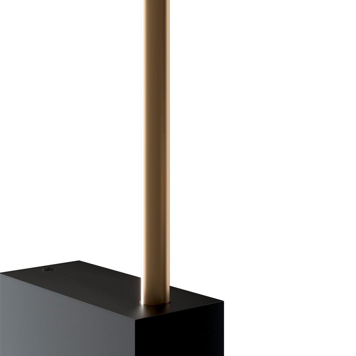 Wandleuchte Pars - Goldfarben/Schwarz, Trend, Metall (62,3/3/7cm) - MAYTONI