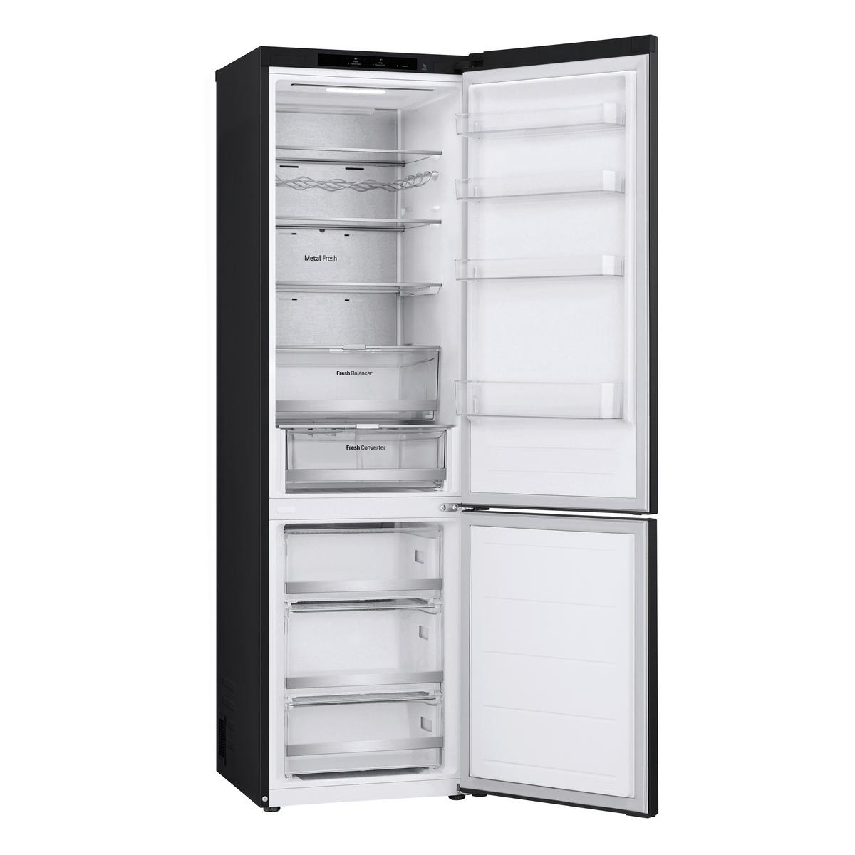 Kühl-Gefrier-Kombination LG Gbv7280bev - Schwarz, Basics, Metall (59,5/203/67,5cm) - LG