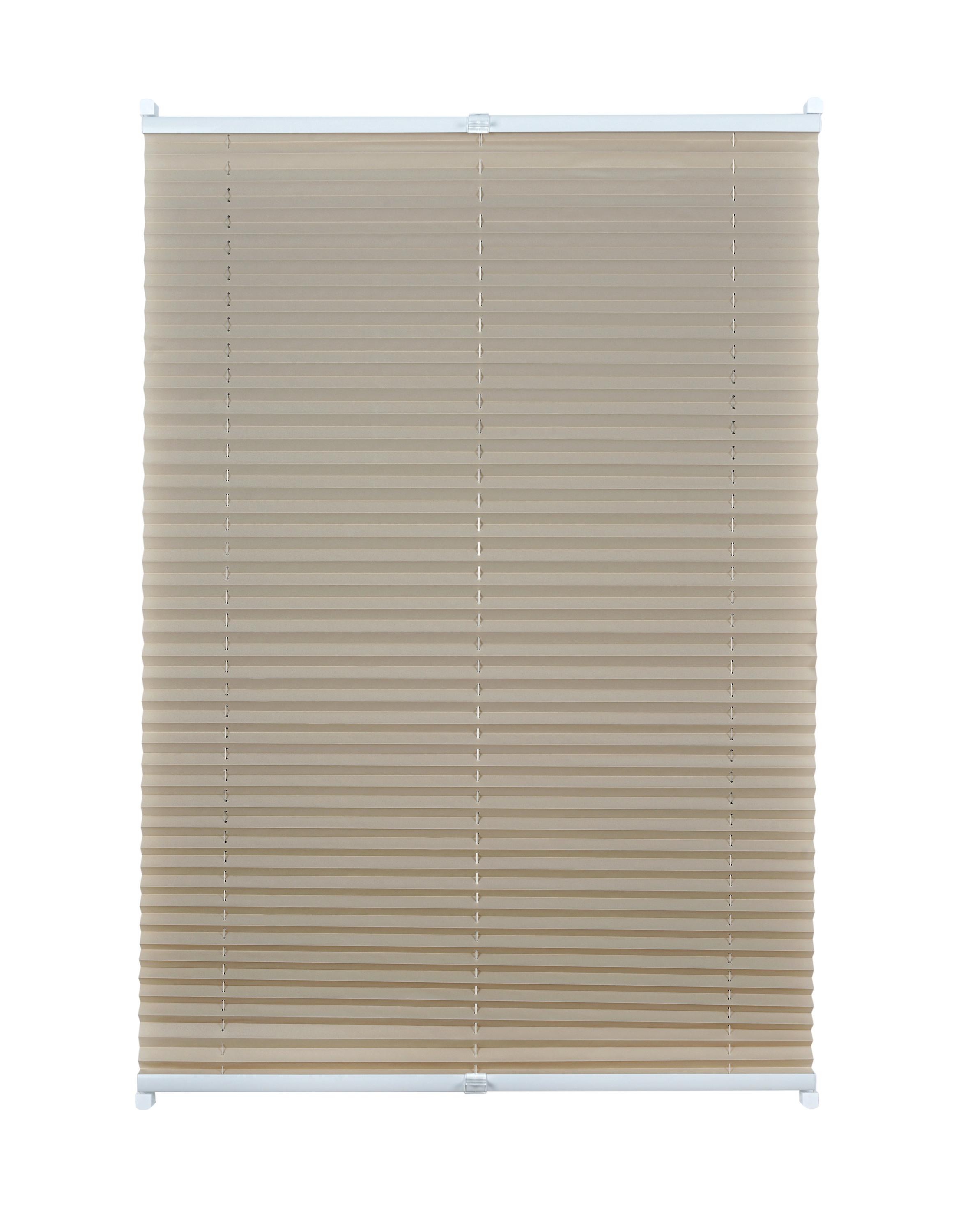 Plissee Free Taupe B: 100 Cm - Taupe, Basics, Textil (100/130cm) - Homeware