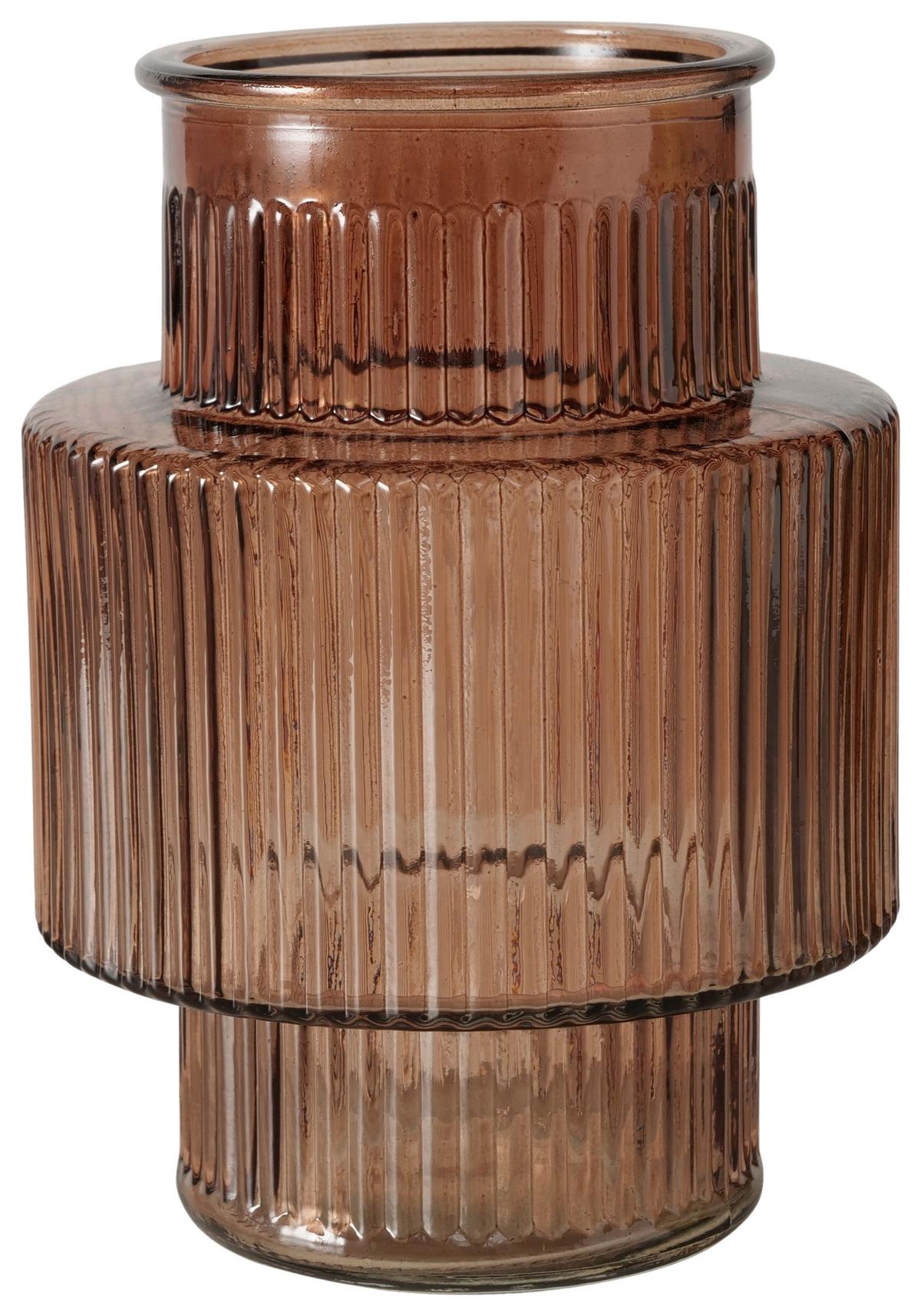 Váza MARILIO I - oranžová/sivá, Konventionell, sklo (12,9/17,6cm) - Mömax