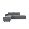Ecksofa Looks Iii - Dunkelgrau/Schwarz, Design, Textil (287/229cm) - LOOKS by W.Joop