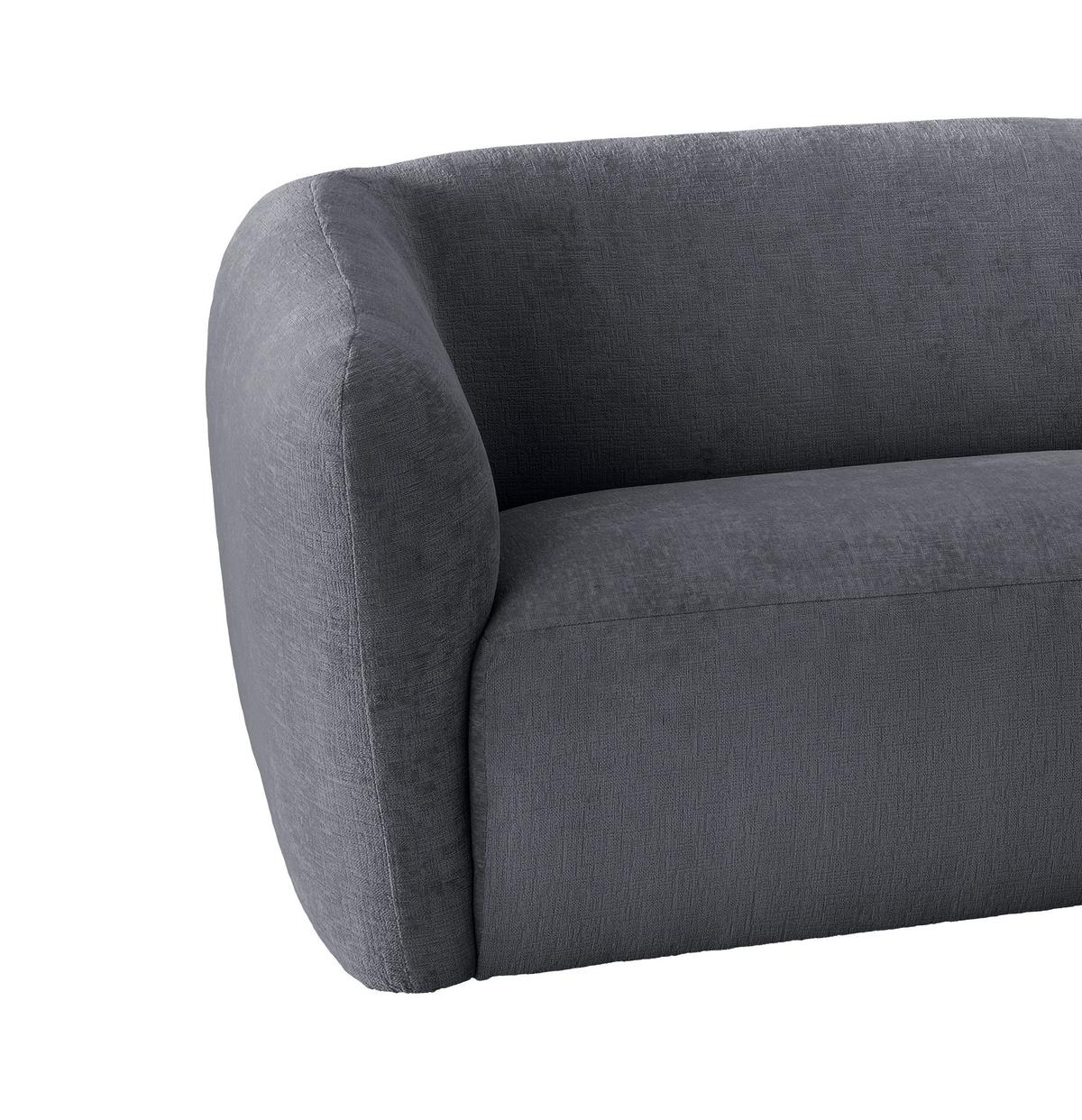 Ecksofa Jesi, Anthrazit S: 276x182 Cm - Anthrazit/Schwarz, MODERN, Textil (276/182cm) - Livetastic