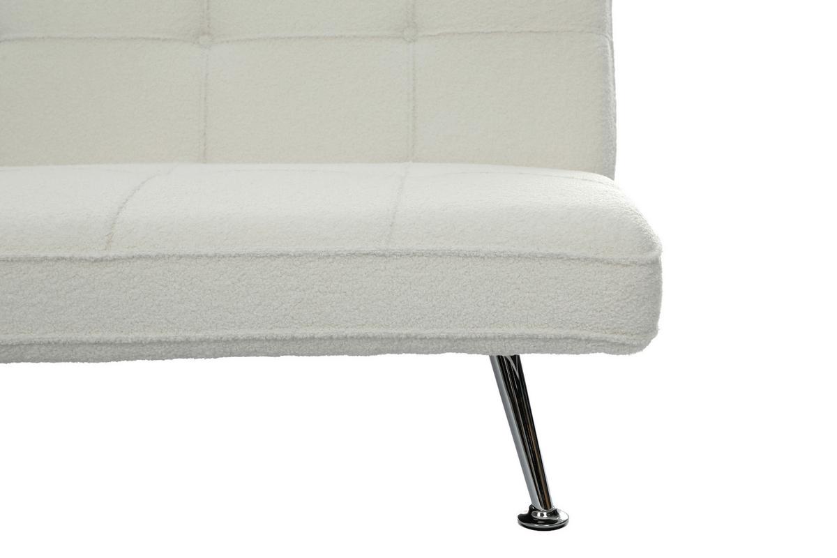 Kanapéágy Billund - fehér, Basics, textil/fa (179/75/90cm) - Livetastic