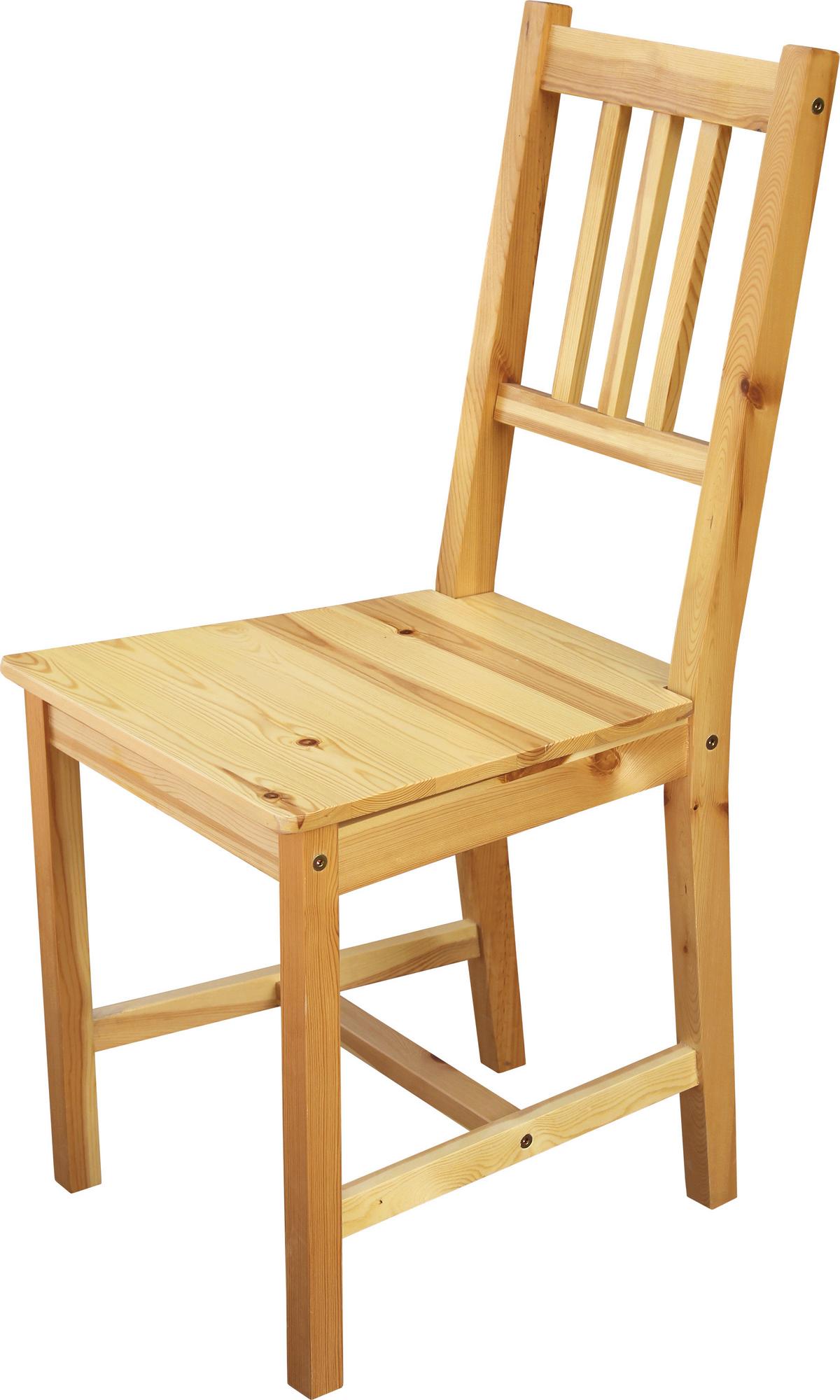 STUHL-SET Naturfarben 2-teilig - Naturfarben, MODERN, Holz (42/92/42cm) - MID.YOU