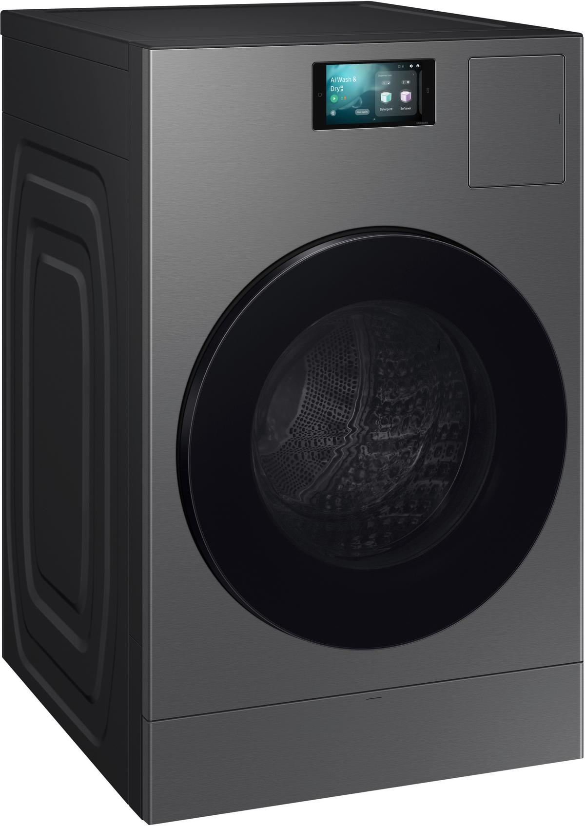 Waschtrockner Wd18db8995bzt2 Eekl: A, Füllmenge Ca. 11 Kg - Anthrazit, Basics, Glas/Kunststoff (60/85/65cm) - Samsung