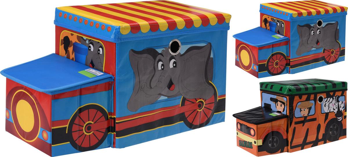 Aufbewahrungsbox Aufbewahrungsbox - Multicolor, Basics, Holzwerkstoff (55/26/31cm)