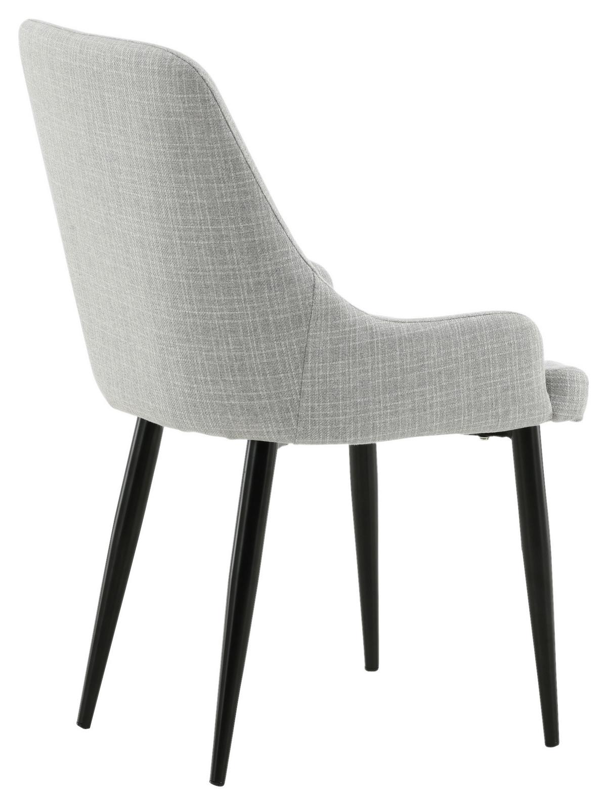 Stuhl-set Plaza Weiß B: 49 Cm - Weiß, Design, Textil/Metall (49/86/58cm) - Livetastic