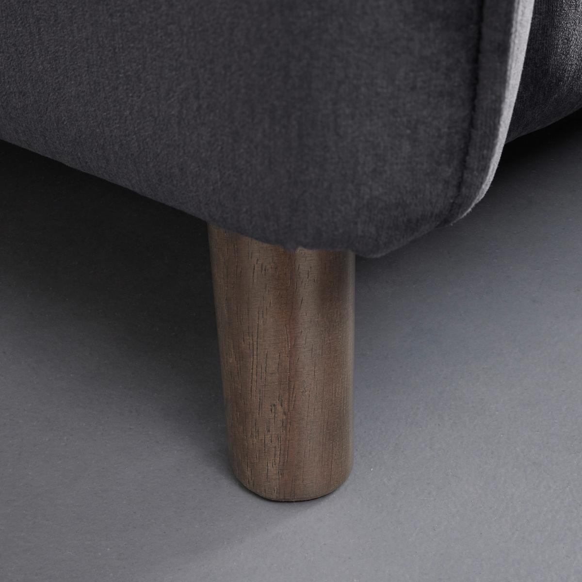 Sedací souprava ANGELINA - šedá/tmavě šedá, Moderní, dřevo/textil (229/87/154cm) - Bessagi Home