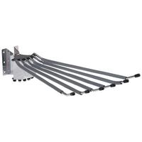Hosenhalter Universal Metall 6 Bügel, Anti-Rutsch - Alufarben, Metall (8/43/43cm)