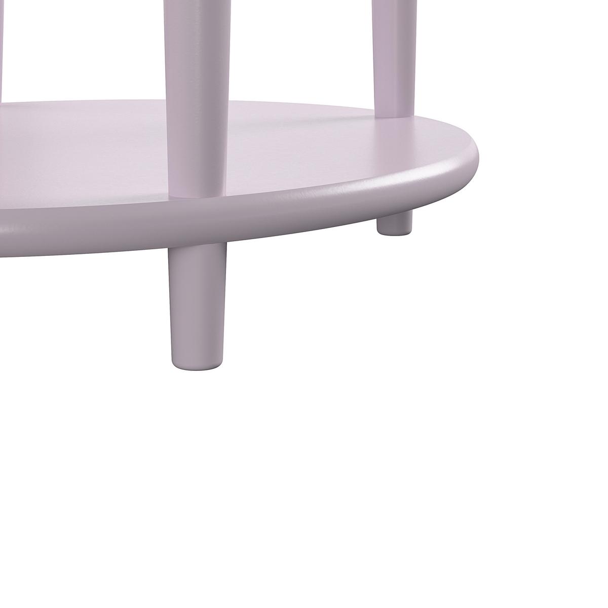 Beistelltisch Aurora Lila B: 55 cm - Lila, Design, Holzwerkstoff (55/45/66cm) - MID.YOU