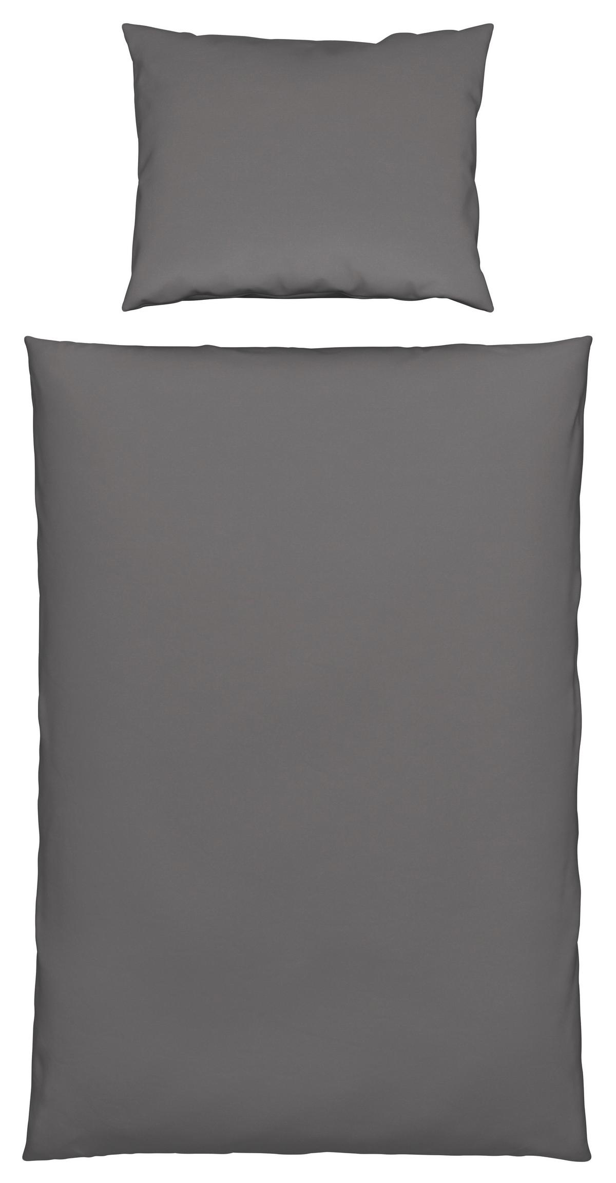 POVLEČENÍ Iris, 140/200cm, šedá - šedá, Moderní, textil (140/200cm) - Modern Living
