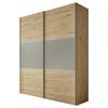 Schwebetürenschrank B: 167 Cm Includo, Artisan Eiche/grau - Eiche Artisan/Grau, Design (167/222/68cm) - MID.YOU