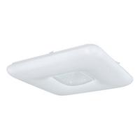 Led Deckenleuchte 50x50 Cm Mit Smart-Steuerung - Opal, Basics, Kunststoff/Metall (50/50/8cm) - Globo