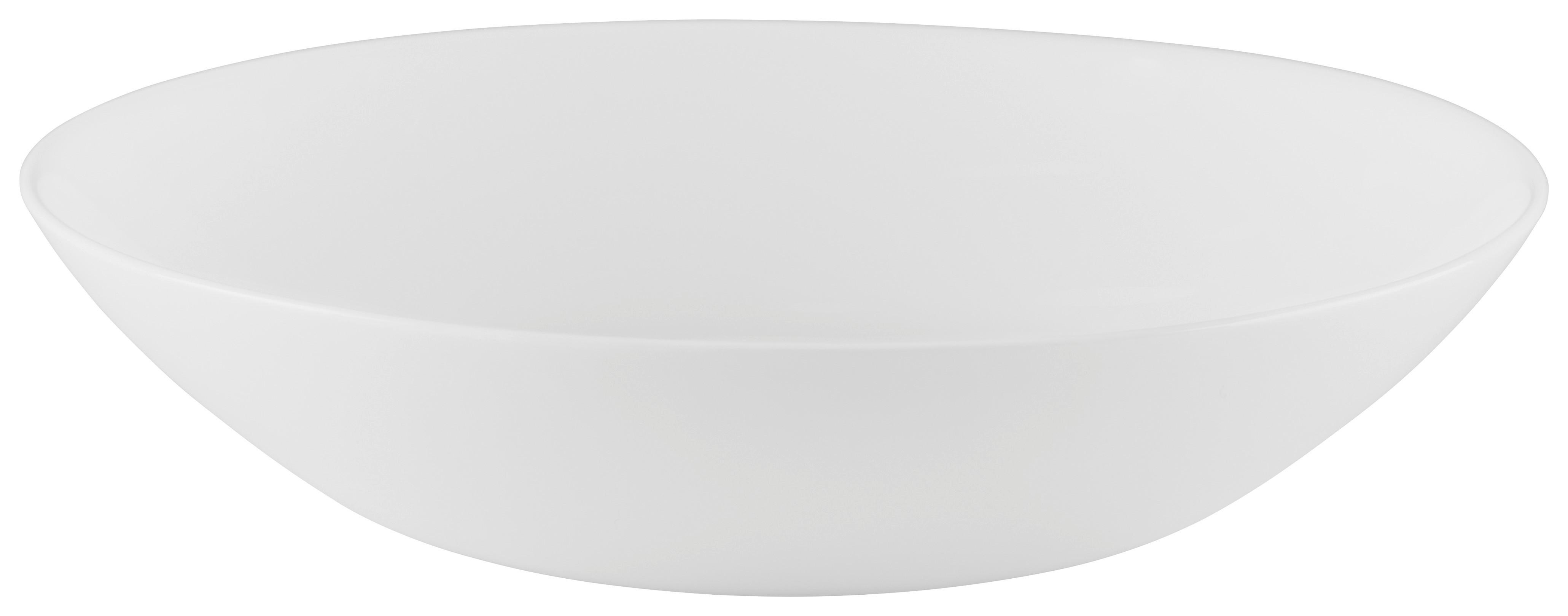Mélytányér Olivia - fehér, Basics, Üveg (20cm) - Best Price