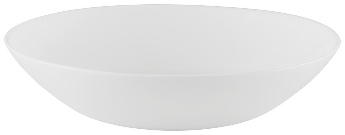 Suppenteller Olivia - Weiß, Basics, Glas (20cm) - Ondega