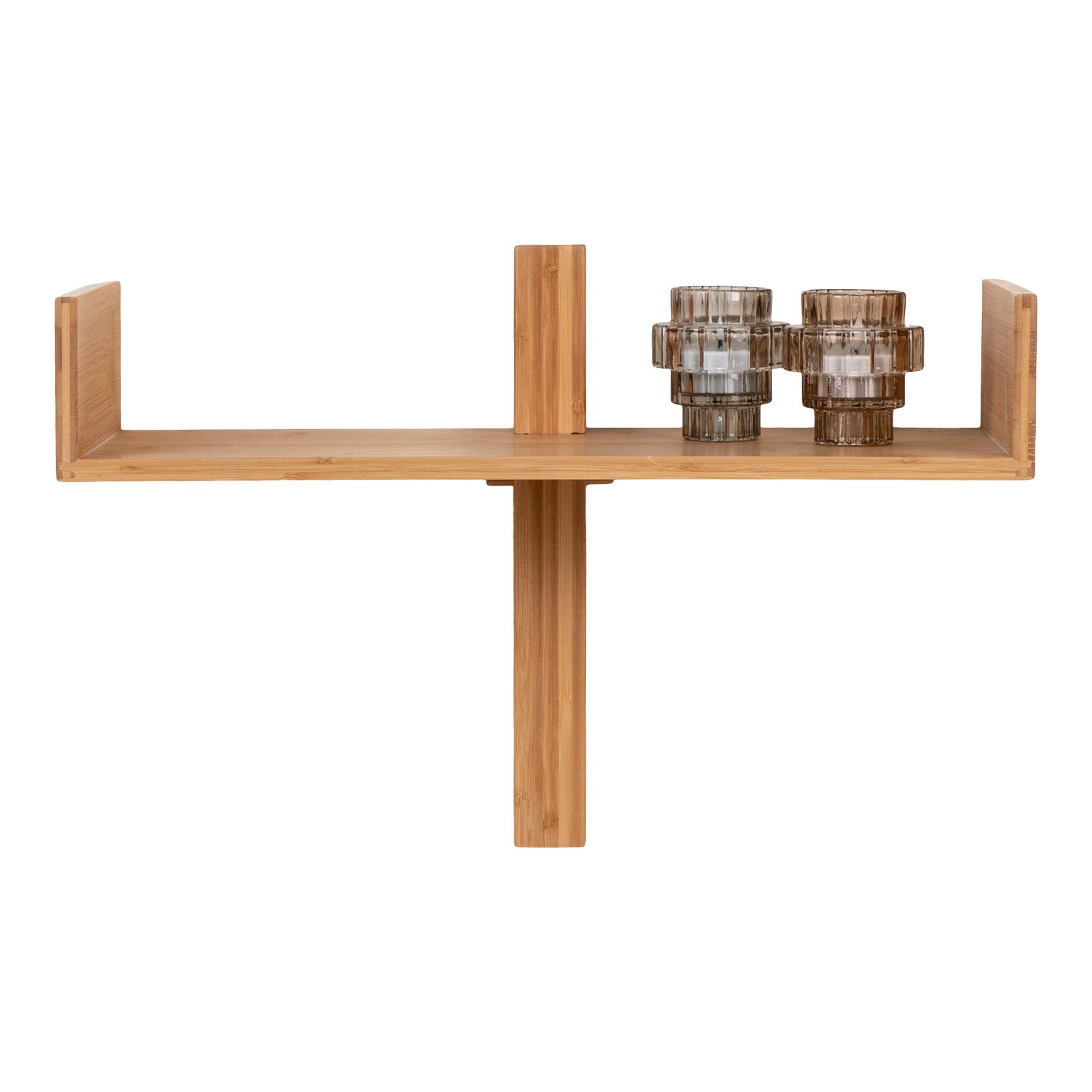 Wandregal Villa Shelf Braun B: 50 cm - Braun, Design, Holz (50/36/25cm)