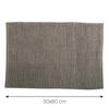 Badteppich Taupe 80/50 cm - Taupe, KONVENTIONELL (80/50cm) - Spirella
