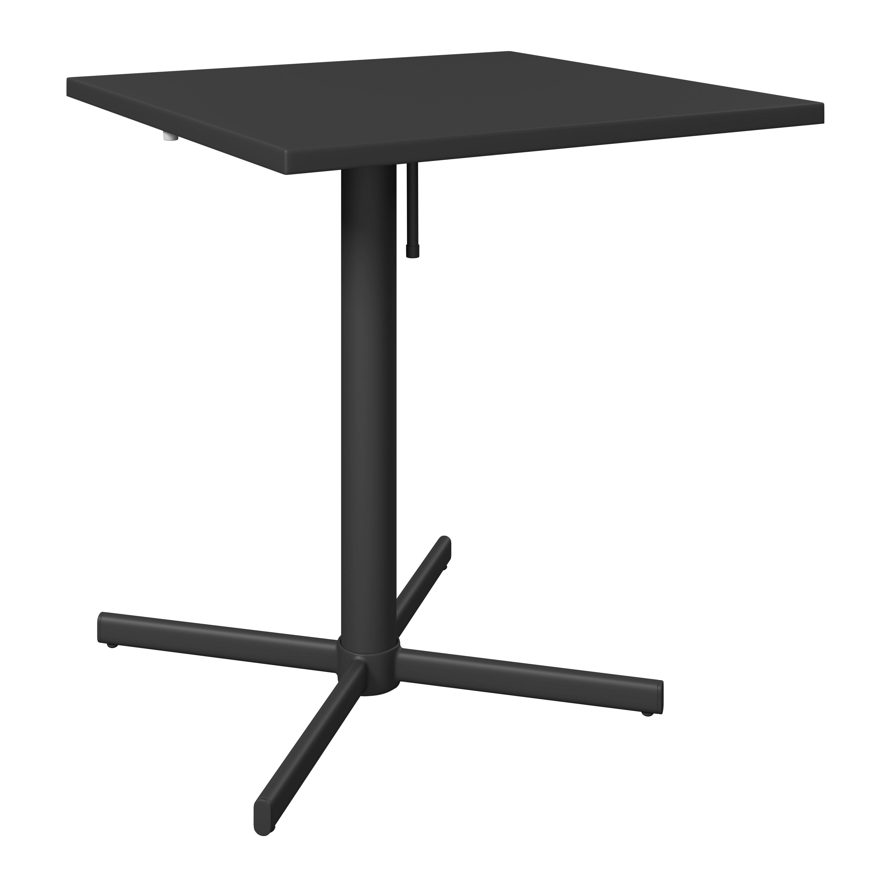 Gartentisch -Klapptisch Rom - Anthrazit, MODERN, Metall (70/72/70cm) - Beldano