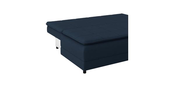 Schlafsofa Alice - Schwarz/Dunkelblau, MODERN, Textil (202/73-92/105cm) - Luca Bessoni