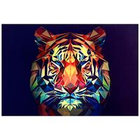 Keilrahmenbild Reinhard - Multicolor/Naturfarben, KONVENTIONELL, Holz/Textil (116/78/2,3cm) - Luca Bessoni