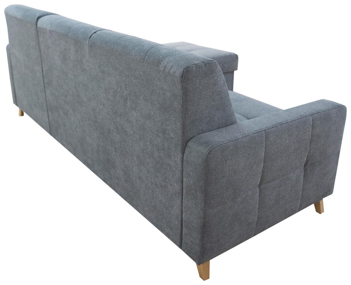 Sarokgarnitúra Lars - antracit, Design, textil/fa (161/223cm) - Best Price