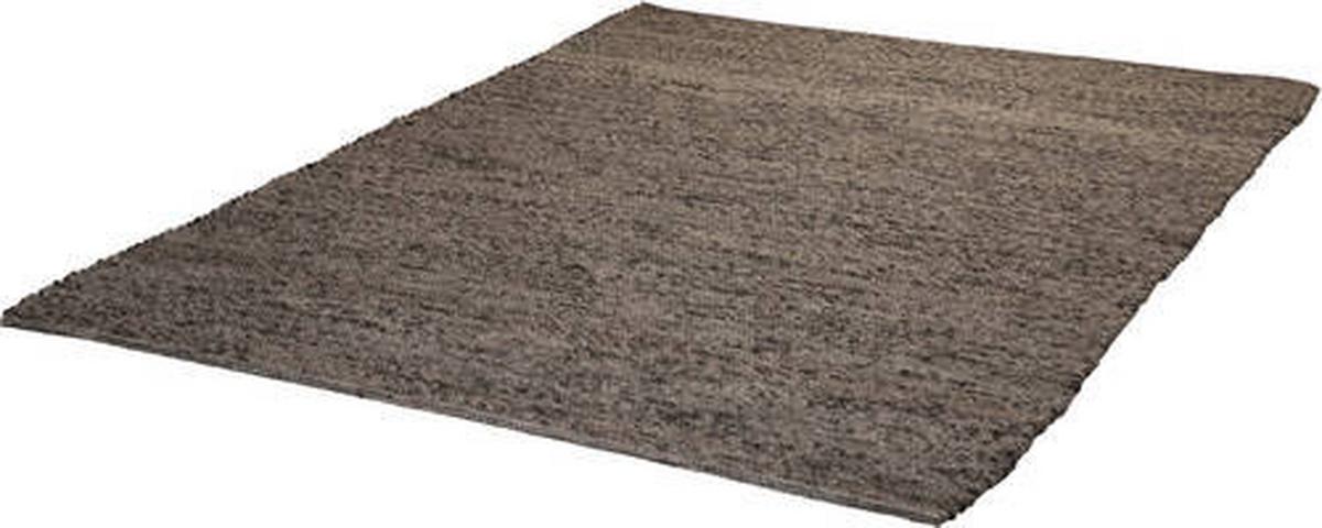 Flachwebteppich My Kjell - Graphitfarben, Basics, Textil (80/150cm) - Obsession