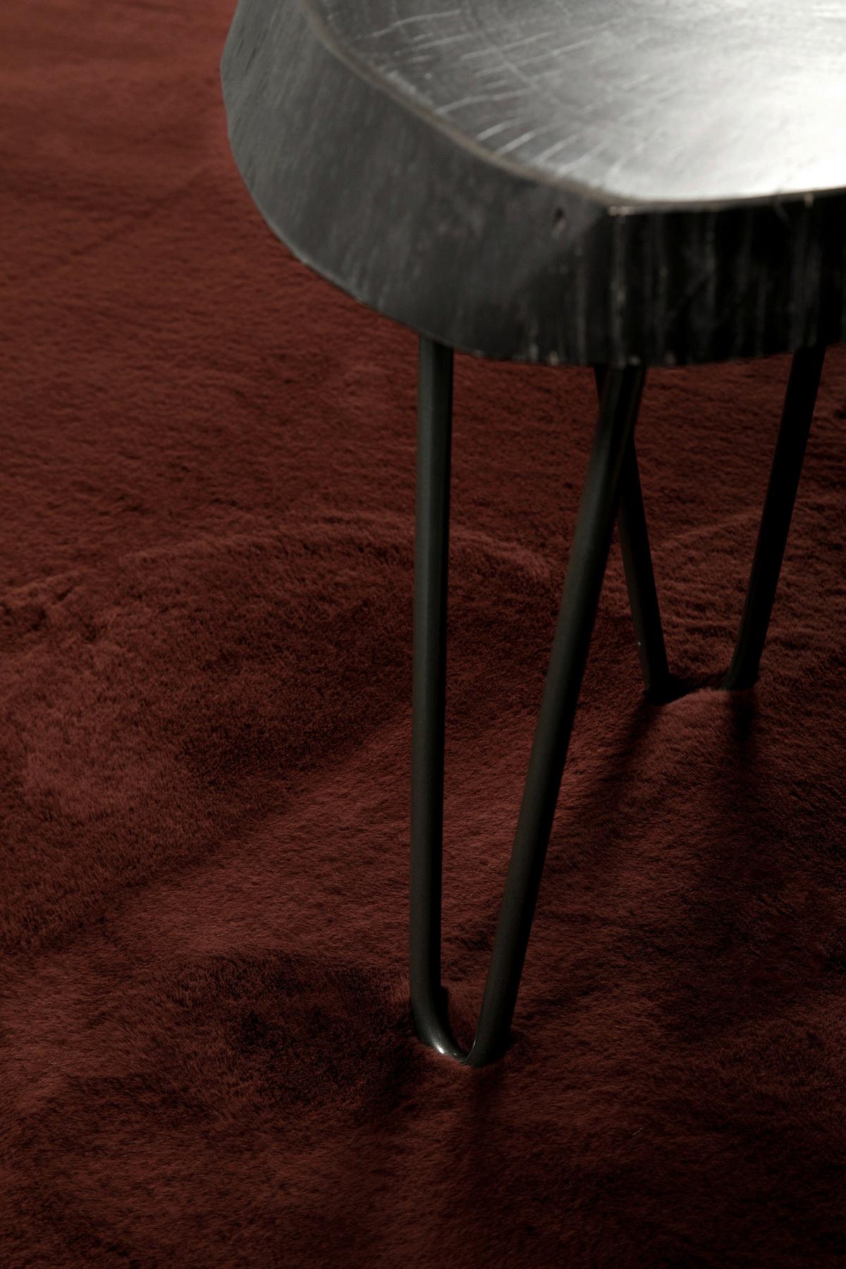 Hochflorteppich Bordeaux, Bxl: Ca. 70x140 Cm - Bordeaux, KONVENTIONELL, Textil (70/140cm) - Esprit