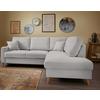 Ecksofa Valentina Grau S: 230x200 Cm - Naturfarben/Grau, MODERN, Textil (230/200cm) - Livetastic