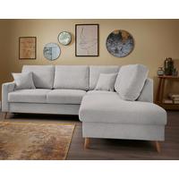 Ecksofa Valentina Grau S: 230x200 Cm - Naturfarben/Grau, MODERN, Textil (230/200cm) - Livetastic