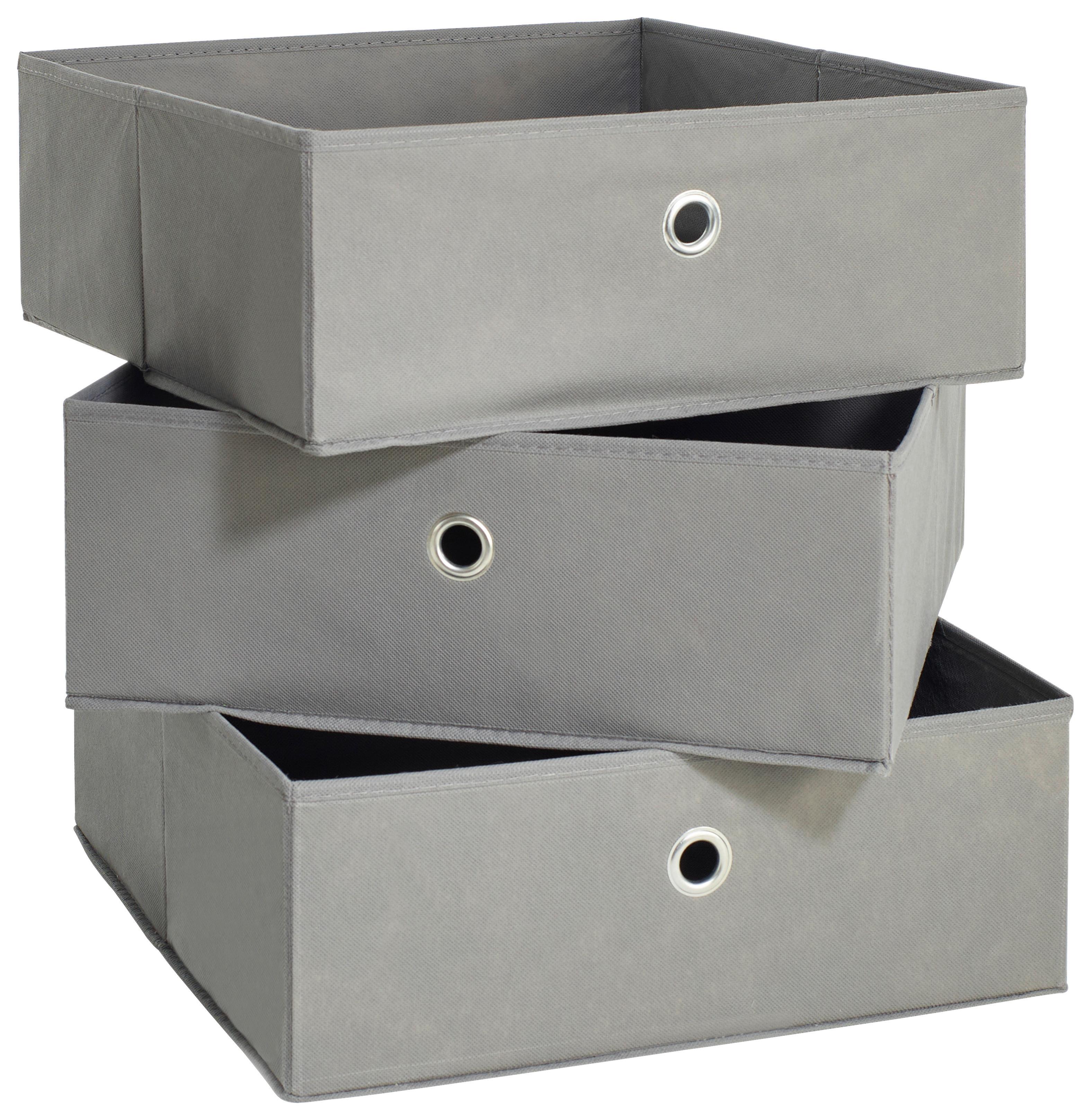 Aufbewahrungsbox Universal 3er-Set Textil 41x16x41