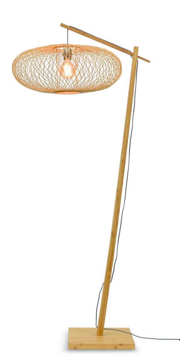 Stehleuchte Cango/f/ad/n/6025/n - Naturfarben, Trend (176/60/80cm) - Good & Mojo