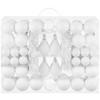 Christbaumkugel-set Lorenz - Weiß, KONVENTIONELL, Kunststoff (42cm) - Luca Bessoni
