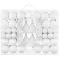 Christbaumkugel-Set Lorenz - Weiß, KONVENTIONELL, Kunststoff (42cm) - Luca Bessoni