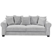 2-Sitzer-Sofa Mit Schlaffunktion Maureen B:247cm - Hellgrau/Schwarz, KONVENTIONELL, Textil (247/95/125cm) - MID.YOU